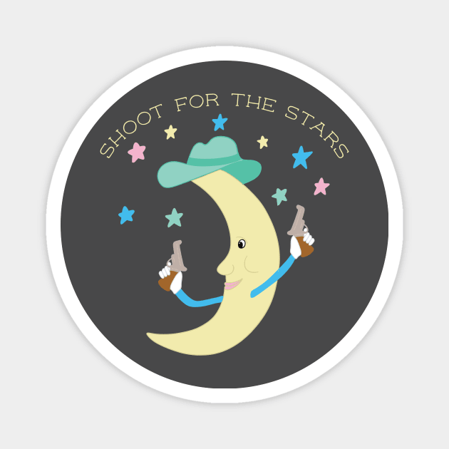 Shoot for the Stars Magnet by Alissa Carin